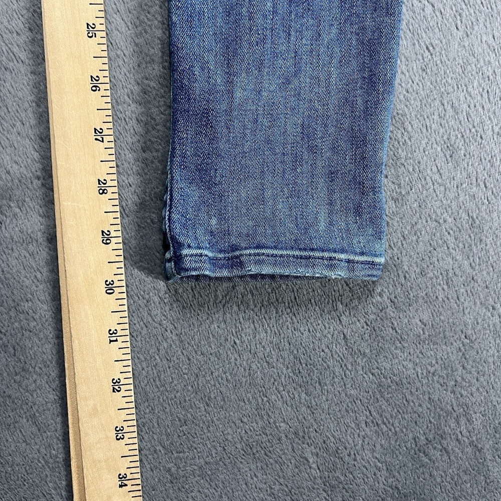 Mother Jeans Womens 25 Blue High Waisted Looker Skinny Distressed Medium Wash - Picture 7 of 11